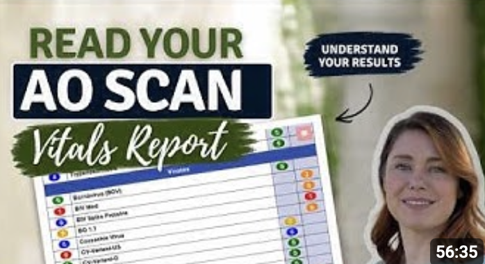 Video thumbnail: Read Your AO Scan Vitals Report